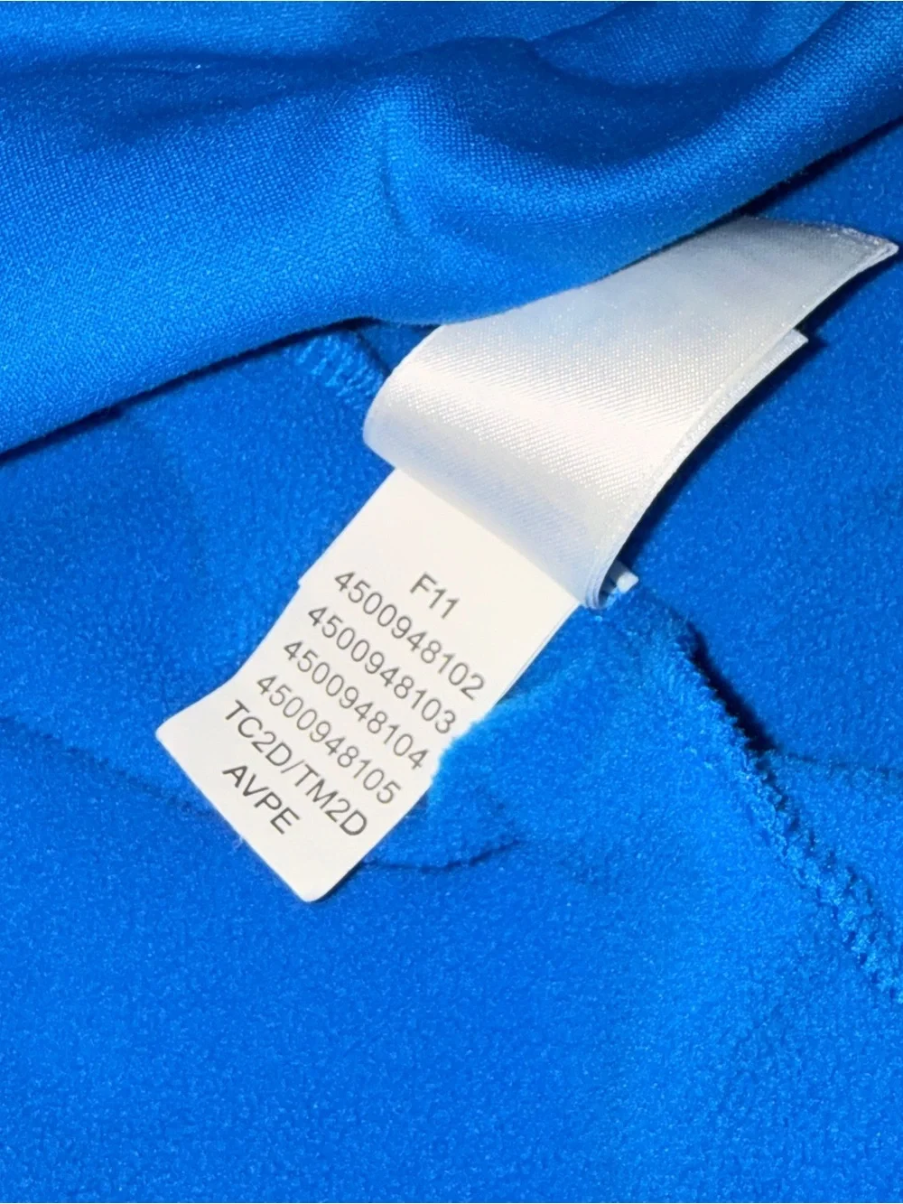 The North Face XXL Royal Blue Black Logo Pullover Hoodie Fleece Jacket Jogger